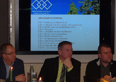 - Jahreshauptversammlung 2014 - von links Blaschke Klaus , Paulus Holger , Björn Riedesel